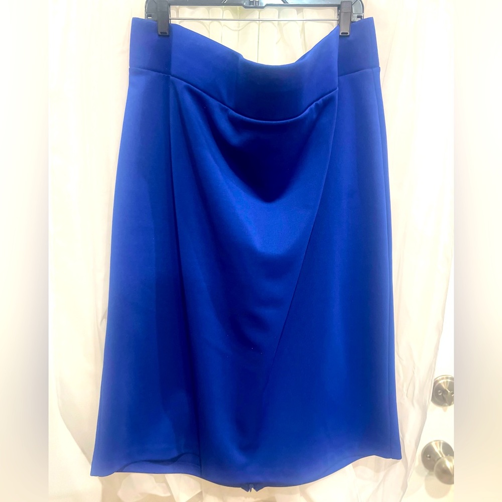 Eloquii Royal Blue Midi Skirt , Size 26.